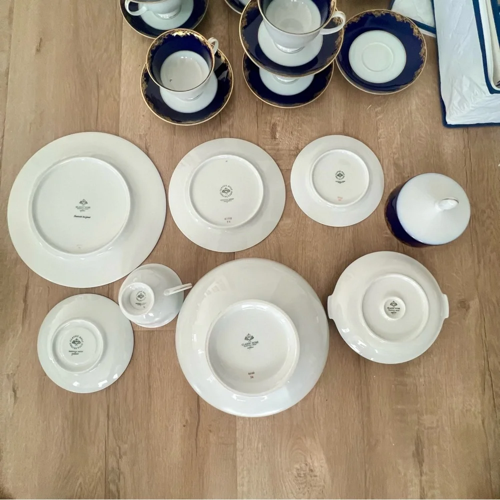 Vtg 52 Pcs 80s Rosenthal Frederick The‎ Great Porcelain Dinnerware Dinner Set